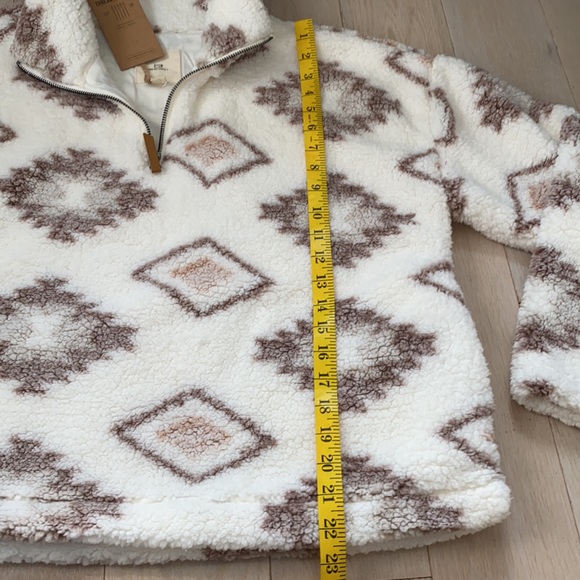 🆕thread&supply tribal pink white 1/4zip sherpa - Picture 8 of 17